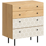 Комод с принтом на ящиках Elise Chest of Drawers варинант исполнения - 9 | Loft Concept в Твери