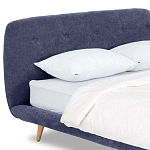 Кровать с мягким изголовьем Palmer Bed варинант исполнения - 12 | Loft Concept в Твери