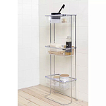 Полка напольная трехъярусная для ванной Bathroom Floor Shelf варинант исполнения - 1 | Loft Concept в Твери