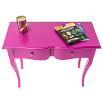 Консоль с выдвижными ящиками Colorfy Pink варинант исполнения - 3 | Loft Concept в Твери