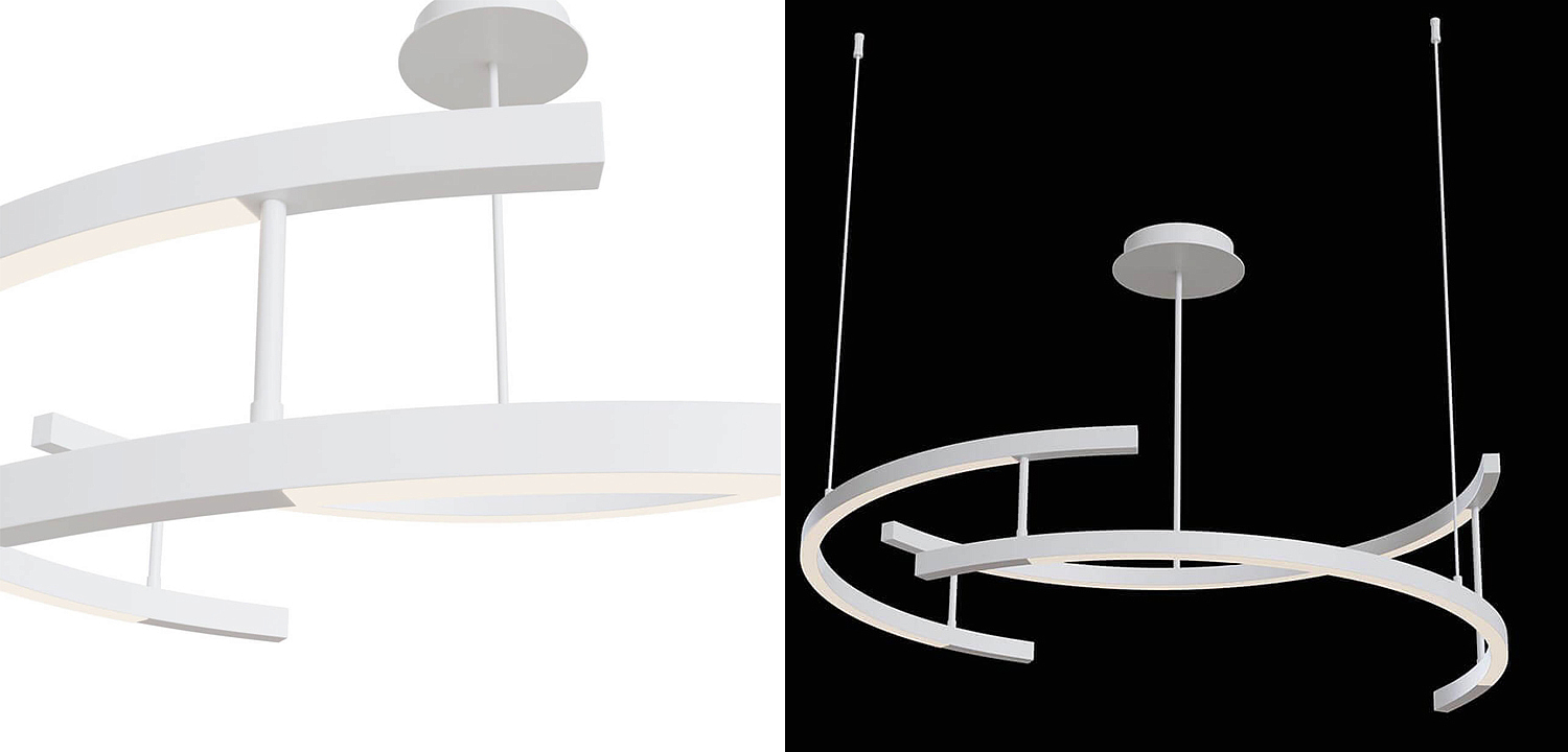 Люстра Smeragde Light Chandelier white arcs Люстра Smeragde Light Chandelier white arcs - Loft-Concept в Твери