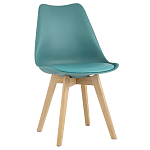 Стул с основой из пластика и мягким сиденьем Arvika Azure варинант исполнения - 1 | Loft Concept в Твери