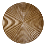 Журнальный столик с круглой фактурной столешницей из натурального дерева Vortex варинант исполнения - 2 | Loft Concept в Твери