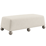 Дизайнерская Банкетка Wakonda с деревянными шариками  варинант исполнения - 1 | Loft Concept в Твери