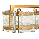 Люстра прямоугольная из толстого литого стекла Cast Glass варинант исполнения - 3 | Loft Concept в Твери