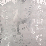 Обои ручная роспись в стиле Арт-деко Rateau Bas Relief on Tarnished Silver gilded paper варинант исполнения - 1 | Loft Concept в Твери