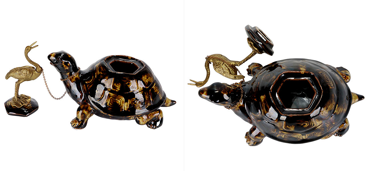Чайник фарфоровый в виде черепахи Crane & Turtle Чайник фарфоровый в виде черепахи Crane & Turtle - Loft-Concept в Твери