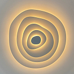 Потолочная люстра круглая многослойная Multilayering варинант исполнения - 9 | Loft Concept в Твери