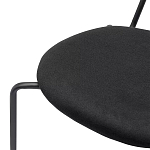 Стул с мягким сиденьем черный Stool Loft Black варинант исполнения - 7 | Loft Concept в Твери
