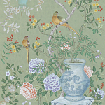 Обои ручная роспись Temple Newsam Mercury Grey варинант исполнения - 3 | Loft Concept в Твери