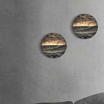 Бра в форме диска из керамогранита Eclipse of Celestial Bodies варинант исполнения - 5 | Loft Concept в Твери