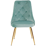Стул в мятной велюровой обивке Ward Mint Velour Chair варинант исполнения - 2 | Loft Concept в Твери