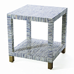 Тумба Прикроватная Snartoon Bone Inlay Bedside Cabinet варинант исполнения - 1 | Loft Concept в Твери