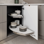 Кухонный гарнитур с фасадом в полоску Rainier Kitchen Set варинант исполнения - 2 | Loft Concept в Твери