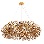 Люстра подвесная круглая с многочисленными металлическими круглыми элементами Terzani Argent варинант исполнения - 4 | Loft Concept в Твери