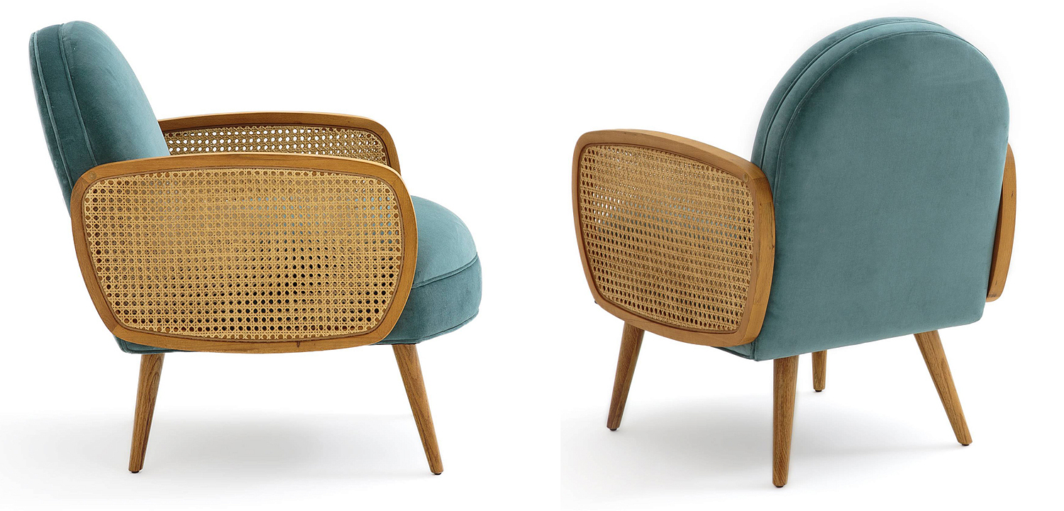 Кресло Morten Wicker Turquoise Armchair Кресло Morten Wicker Turquoise Armchair - Loft-Concept в Твери