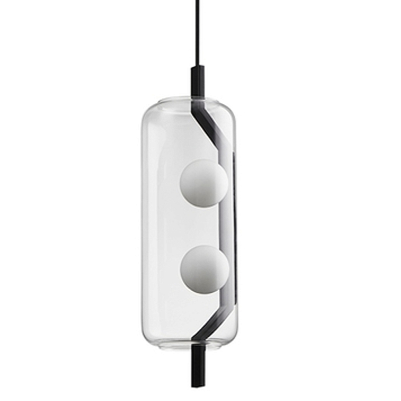 Подвесной светильник Genevra lamp Черный Прозрачный Подвесной светильник Genevra lamp Черный Прозрачный в Твери | Loft Concept
