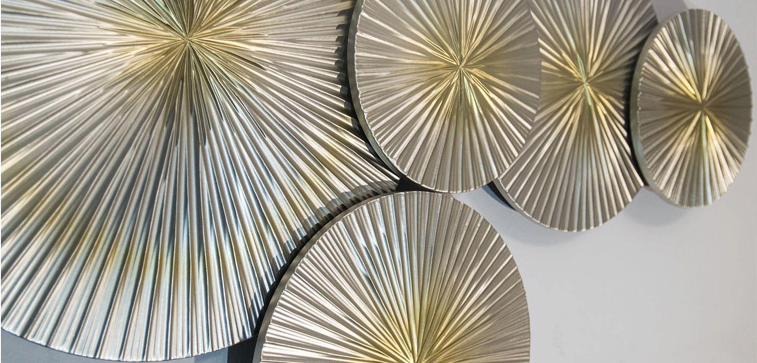 Арт-объект Apollo Gold and Silver Wall Plaque Disc 5 Арт-объект Apollo Gold and Silver Wall Plaque Disc 5 - Loft-Concept в Твери