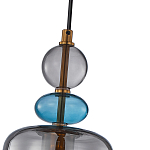 Подвесной светильник со стеклянным плафоном дымчатого цвета Prestige варинант исполнения - 4 | Loft Concept в Твери