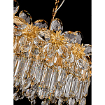 Люстра с декоративными элементами в виде крупных хрустальных цветов Palace Gardens варинант исполнения - 3 | Loft Concept в Твери