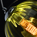 Подвесной светильник со стеклянном плафоном в форме бокала Kaleido варинант исполнения - 31 | Loft Concept в Твери