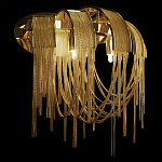 Бра с металиическими цепочками и дугообразными элементами Atlantis Chain варинант исполнения - 12 | Loft Concept в Твери