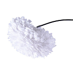 Изогнутый торшер с декором в виде перьев Plumage White Floor Lamp варинант исполнения - 2 | Loft Concept в Твери