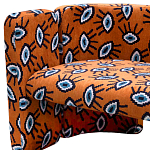 Акцентный Двухместный Диван Leela Оранжевый Орнамент варинант исполнения - 2 | Loft Concept в Твери