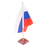 Флагшток на подставке из натурального камня Stone Flagpole варинант исполнения - 2 | Loft Concept в Твери