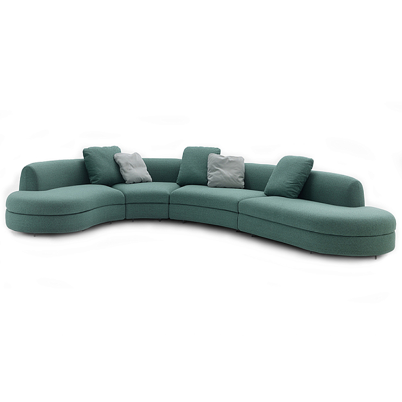 Премиальный Угловой Диван трансформер California Зеленый в Твери | Loft Concept 