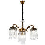 Подвесная люстра с плафонами с виде трубчатых хрустальных подвесок Cadice Chandelier варинант исполнения - 2 | Loft Concept в Твери