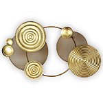 Панно настенное Blank Sheet Golden Orbit варинант исполнения - 1 | Loft Concept в Твери