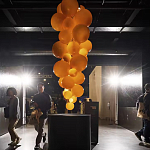 Люстра виноградная гроздь Grape Balls Янтарный цвет варинант исполнения - 3 | Loft Concept в Твери