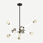 Светодиодная люстра Rovelly Black варинант исполнения - 2 | Loft Concept в Твери