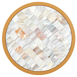 Бра в форме диска с перламутровыми прямоугольниками из морской ракушки Touch of Marine Charm варинант исполнения - 2 | Loft Concept в Твери