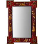 Зеркало в стиле Шинуазри ручная роспись Chinoiserie Mirror Red варинант исполнения - 1 | Loft Concept в Твери