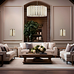 Люстра с абажуром из стекла и премиального алебастра Ravishment варинант исполнения - 7 | Loft Concept в Твери