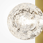 Бра с плафоном из прозрачного стекла с пузырьками воздуха Effervia варинант исполнения - 3 | Loft Concept в Твери