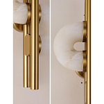 Бра  с фигурным мраморным рассеивателем Spiral of Warm Light варинант исполнения - 8 | Loft Concept в Твери