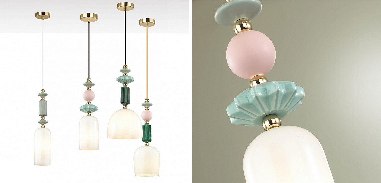 Подвесной светильник Iris hanging lamp candy Подвесной светильник Iris hanging lamp candy - Loft-Concept в Твери
