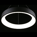 Люстра подвесная светодиодная Black Circle варинант исполнения - 4 | Loft Concept в Твери