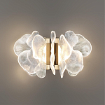 Бра с крупными прозрачными лепестками с рельефной поверхностью Ethereal Bloom варинант исполнения - 4 | Loft Concept в Твери