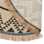 Ковер круглый из комбинированного состава Fantasy варинант исполнения - 4 | Loft Concept в Твери