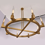 Люстра CANELLE Round Chandelier 8 Modern Brass варинант исполнения - 2 | Loft Concept в Твери