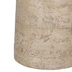 Столик приставной с круглой столешницей Textured Cream Table варинант исполнения - 4 | Loft Concept в Твери