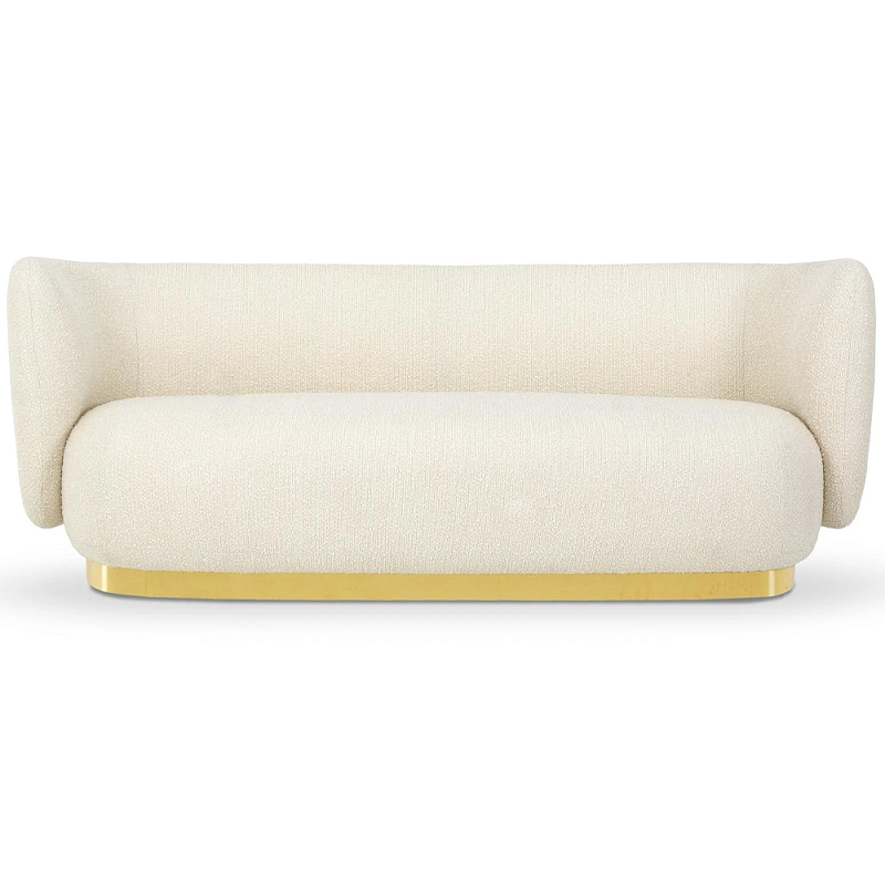 Диван с обивкой букле Ambrose Soft Boucle Sofa Молочный Коричневый Серый Диван с обивкой букле Ambrose Soft Boucle Sofa Молочный Коричневый Серый в Твери | Loft Concept