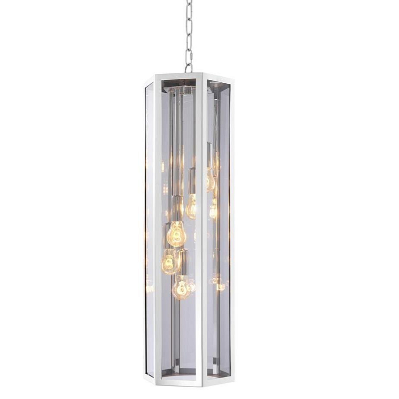 Люстра Chandelier Rondoni Nickel Никель Дымчатый (Smoke) Люстра Chandelier Rondoni Nickel Никель Дымчатый (Smoke) в Твери | Loft Concept
