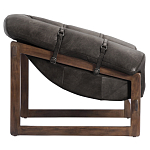 Кресло Duncan винтажная черная кожа варинант исполнения - 3 | Loft Concept в Твери