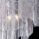 Люстра потолочная с металлическими цепочками Диаметр 99 см Atlantis Chain варинант исполнения - 5 | Loft Concept в Твери