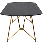 Обеденный стол на металлических ножках Ward Brass Dining Table варинант исполнения - 3 | Loft Concept в Твери